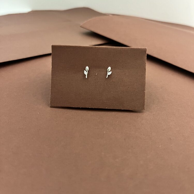 Petite Tulip & Marquise Diamond Studs in 92.5 Silver